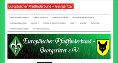 Desktop Screenshot of epb-georgsritter.de