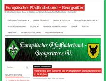 Tablet Screenshot of epb-georgsritter.de